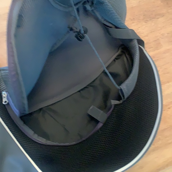 Cat dog carrier backpack messenger bag gray - Picture 2 of 3